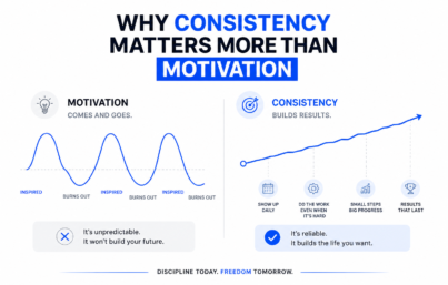 Why Consistency Matters More Than Motivation