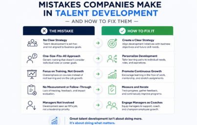 Mistakes Companies Make in Talent Development and How to Fix Them