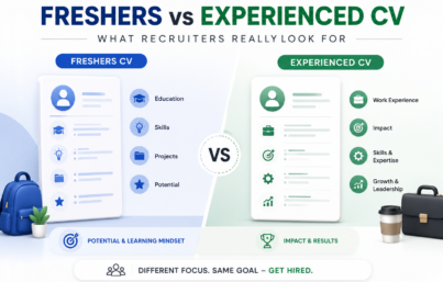 Freshers vs Experienced CV: What Recruiters Really Look For