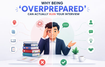 Why being ‘Overprepared’ can actually ruin your interview