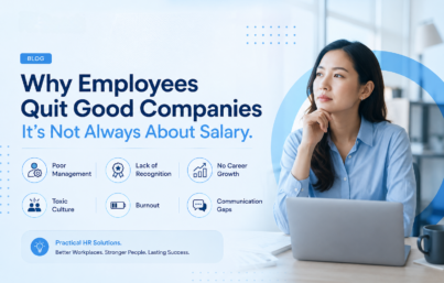 Why employees quit good companies: It’s not always about salary